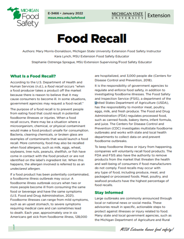Major Product Recalls 2025 Calendar
