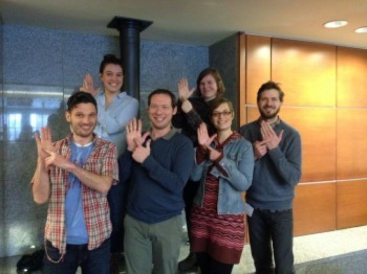 The 2016 Michigan cohort at the Food Hub Management Certificate program in Vermont. Photo courtesy Noel Bielaczyc.