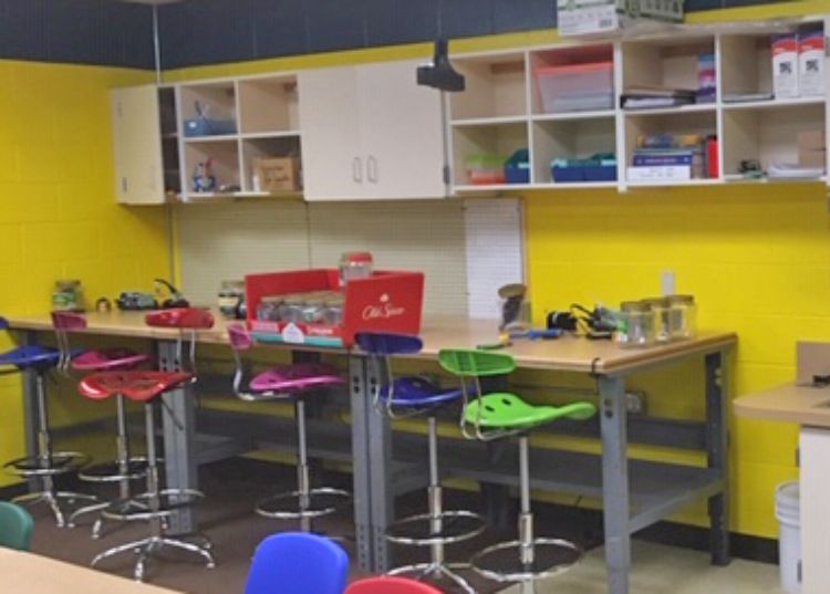 Makerspace work benches
