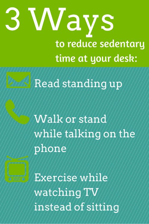 Most of us don’t work out vigorously for one hour or more every day, and this study shows that our cardiovascular health is suffering greatly from all of our sitting.