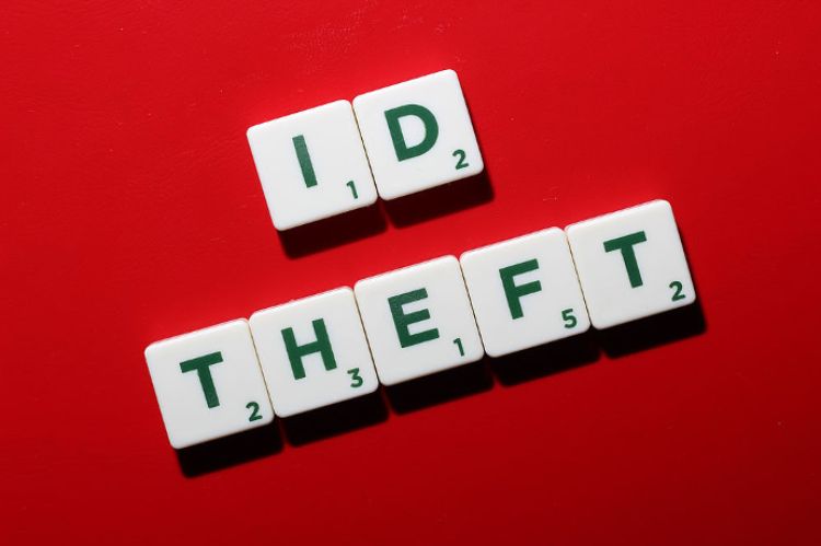 Scrabble tiles spell ID Theft