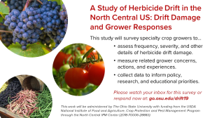 Grower survey to assess herbicide drift damage in the North Central U.S.