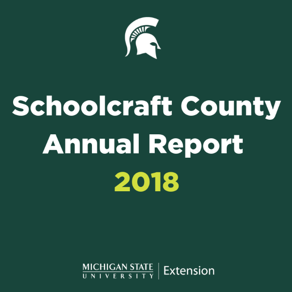 Schoolcraft County Annual Report graphic