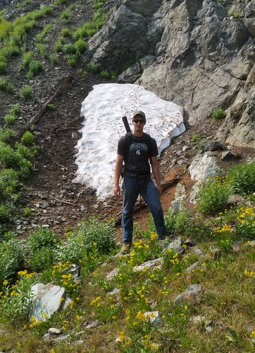 Hunter Stanke interned with the Bureau of Land Management in the mountains of Northern Idaho in 2017.