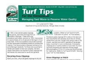 Managing Yard Waste to Preserve Water Quality (E0012TURF)