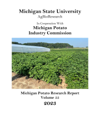 The cover page of the 2023 potato research report