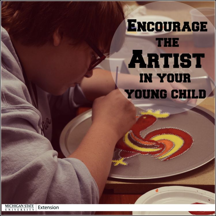Creating art is a valuable part of early childhood development!