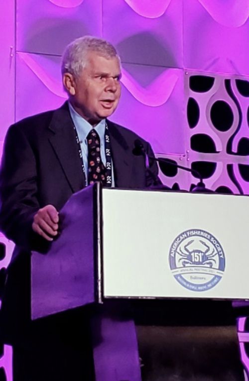 William Taylor at the American Fisheries Society Annual Meeting