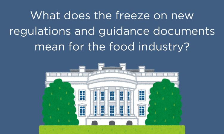 Graphic image of The White House. Text reads 