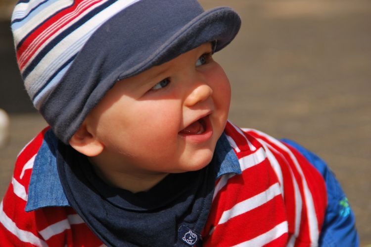 While learning to crawl, a child can also learn about self-efficacy.