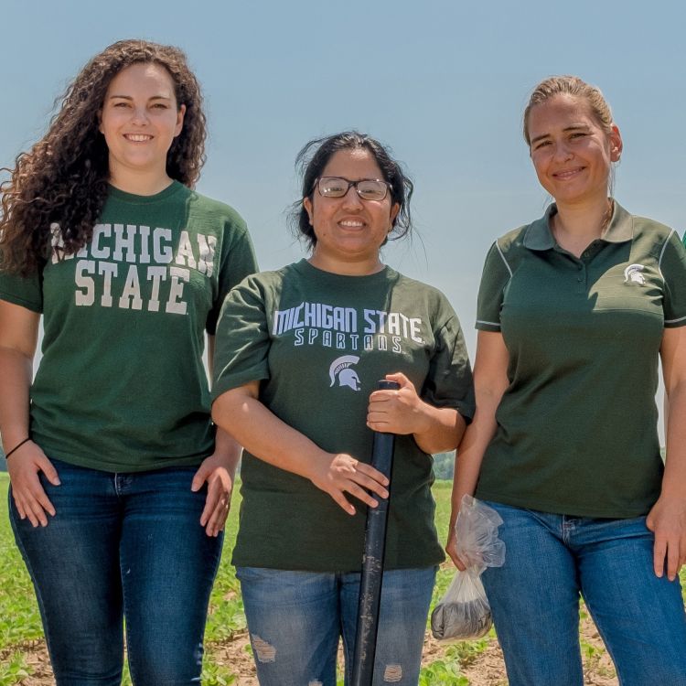 Elisabeth Darling, Sita Thapa and Marisol Quintanilla