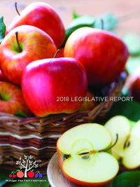 2018 Michigan Tree Fruit Commission Legislative Report cover