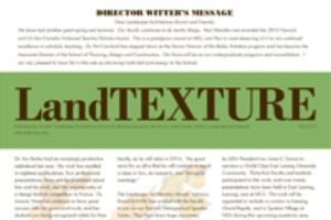 2013 LandTEXTURE Newsletter