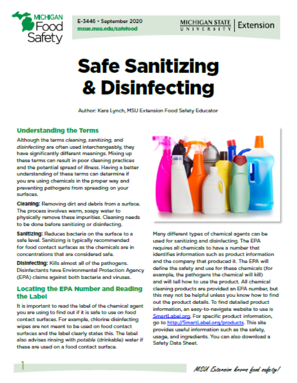How to cheap make sanitizing solution