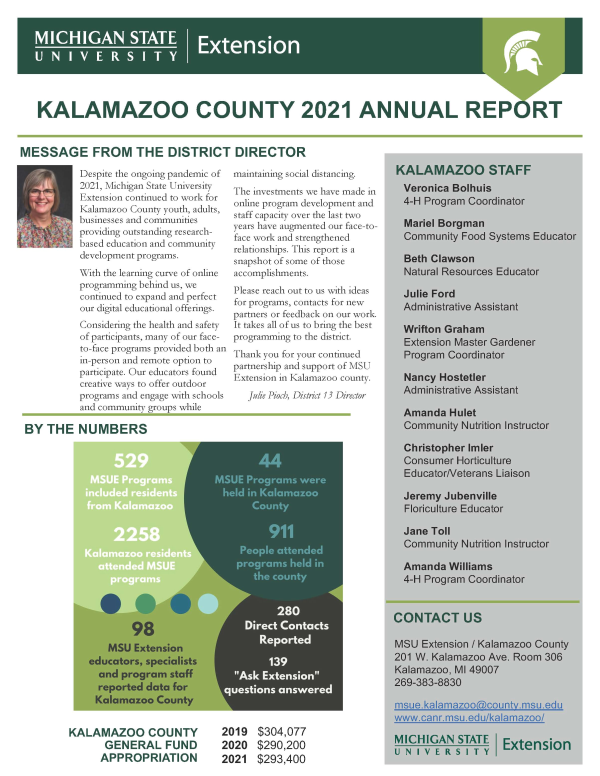 This report is a
snapshot of our
accomplishments we have made in
online program development and
staff capacity over the last two
years have augmented our face-to face
work and strengthened
relationships.