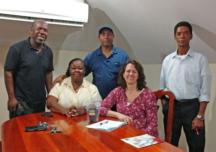 Belize representatives and D’Ann Rohrer, Michigan 4-H International Exchange coordinator, met in Belize to discuss the future of the Belize and Michigan International Exchange program. Photo by D’Ann Rohrer, MSU Extension.