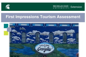 First Impressions Tourism Summary Report - Village of Cassopolis, February 2022