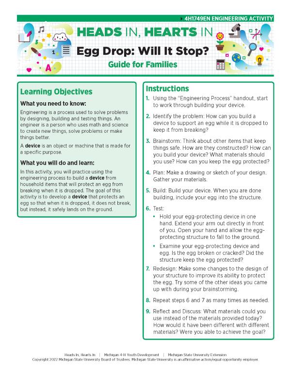 Learning objectives and instructions of the lesson plan