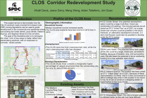 CLOS Corrdior Redevelopment Study Executive Summary and Poster