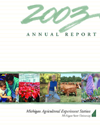 2003 Annual Report Cover