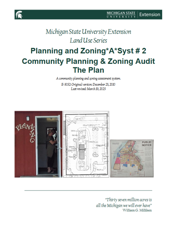 The plan cover