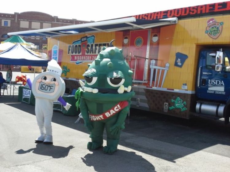 The Food Safety Discovery Zone offers fun activities that teach consumers how to prevent foodborne illnesses.
