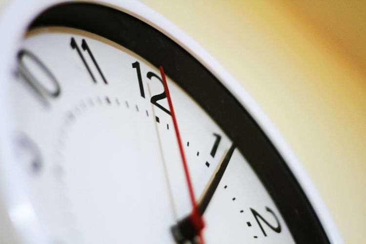 By ages 5 and 6, children start noticing time telling tools like clocks. Photo credit: Pixabay.