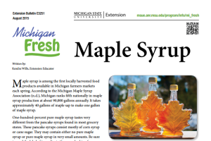 Michigan Fresh: Maple Syrup (E3251)