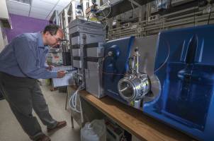 A state-of-the-art liquid chromatography-tandem mass spectrometer (LC-MS/MS) was installed at MSU in March 2015.