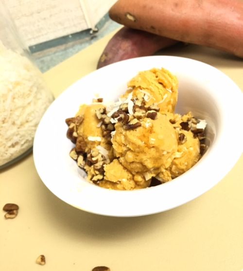 Sweet potato ice cream