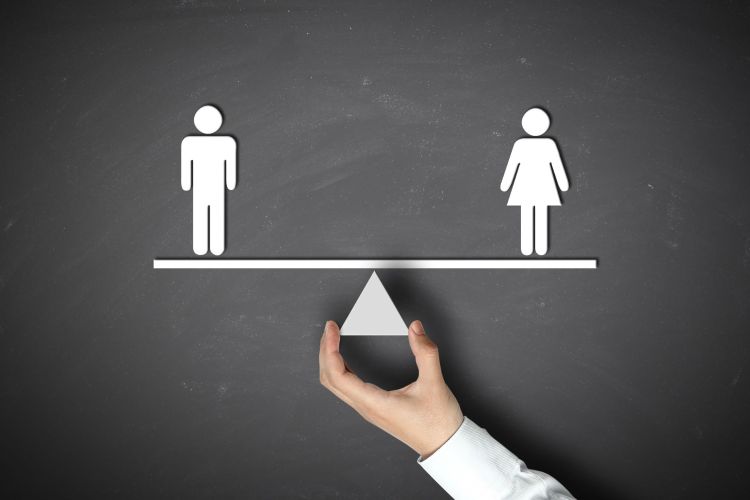 Illustration of gender balance