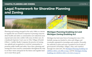 Coastal Planning and Zoning Course: Lesson 2