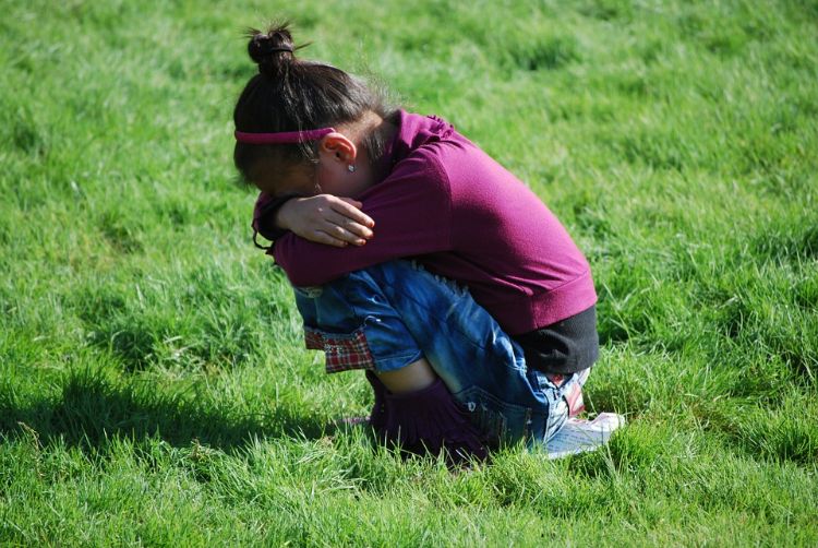 Show children how they can calm down when they are upset.