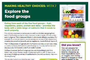 Making Healthy Choices: Week 02