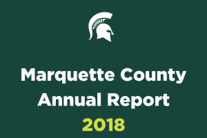 Marquette County Annual Report: 2018-19