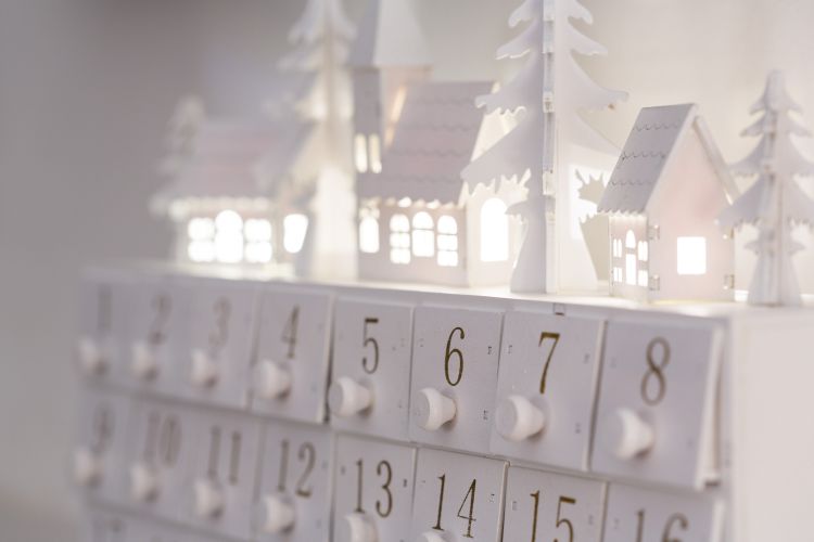 A holiday advent calendar.