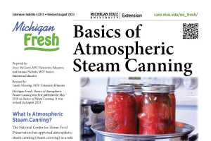 Basics of Atmospheric Steam Canning Michigan Fresh