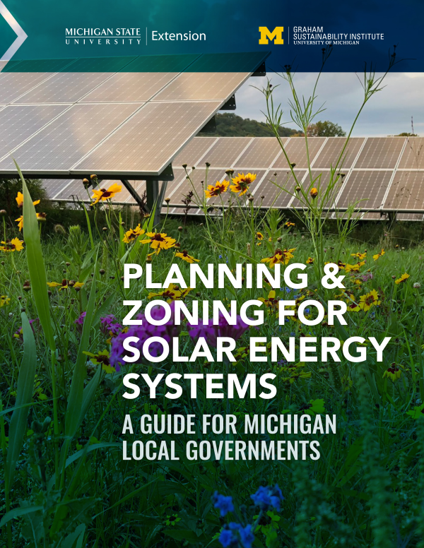Cover image of the Planning & Zoning for Solar Energy Systems document.