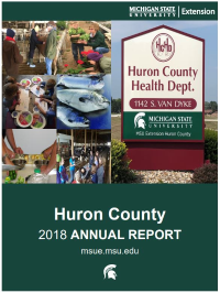 Huron County Annual Report cover 2018-19