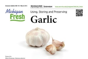 Michigan Fresh: Using, Storing, and Preserving Garlic (HNI116)