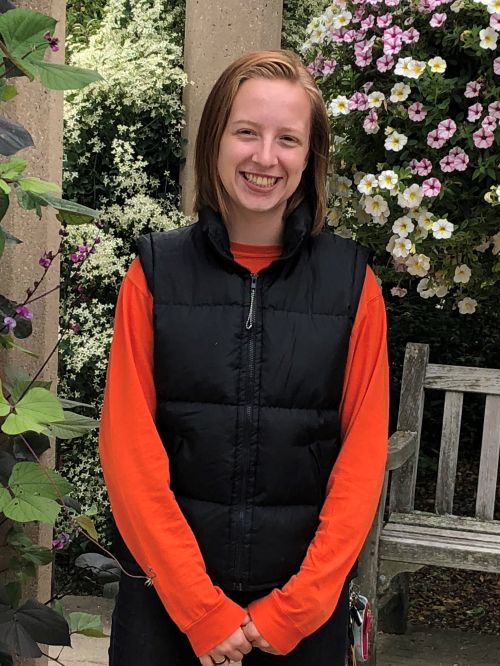 Catherine Jordan values her small classes and caring professors
