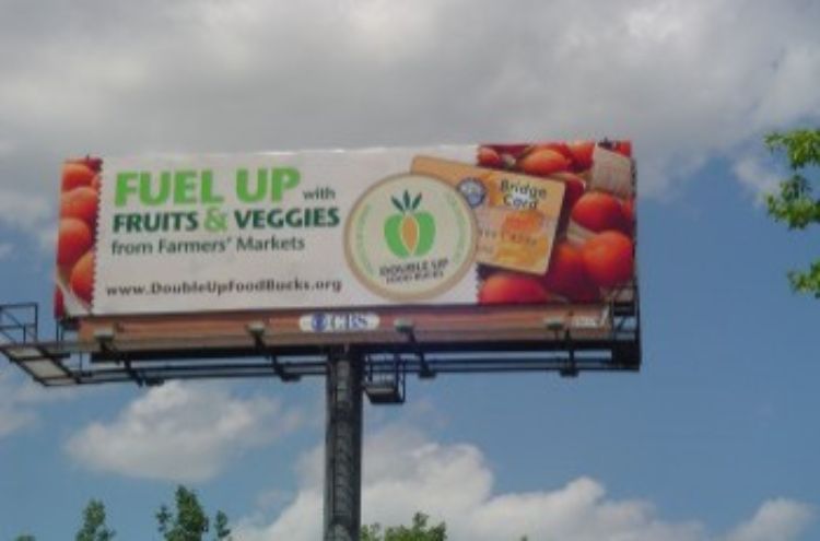 Double Up Food Bucks Billboard