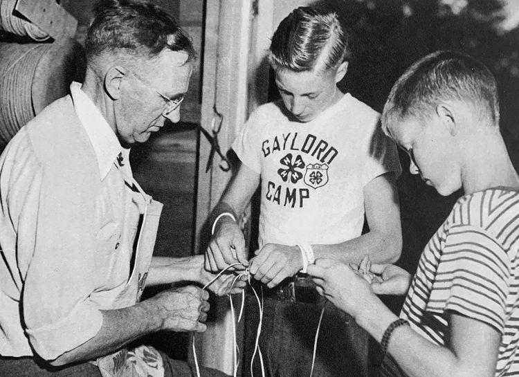 Karen Hipple documented a planned gift to create an endowment for the Michigan 4-H Children’s Gardens in memory of her father, Per G. Lundin (photo left), Michigan assistant state 4-H leader from 1925 to 1956.