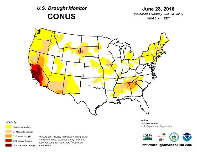 Parts of Michigan are experiencing abnormally dry conditions this summer. | Image by Eric Luebehusen U.S. Department of Agriculture