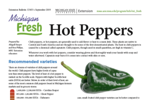Michigan Fresh: Hot Peppers