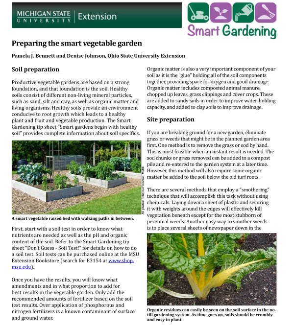 Preparing The Smart Vegetable Garden