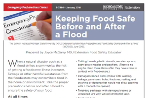 Keeping Food Safe Before and After a Flood (E3366)