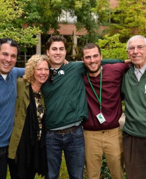 Peter G. Riguardi, his wife Linda, and their youngest son, Alex.