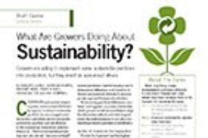 What are growers doing about sustainability?