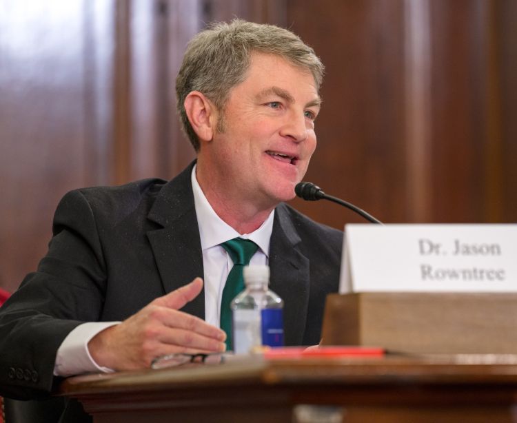C.S. Mott Professor of Sustainable Agriculture Jason Rowntree appeared before the U.S. Senate Committee on Agriculture, Nutrition and Forestry to support funding for the 2023 Farm Bill